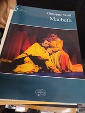 Carisch sheet music book Guiseppe Verdi's Macbeth piano and vocal score