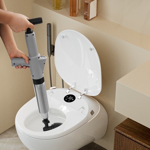 Stainless steel toilet plunger - toilet,