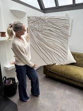 One Large 3D Plaster Wall Art
