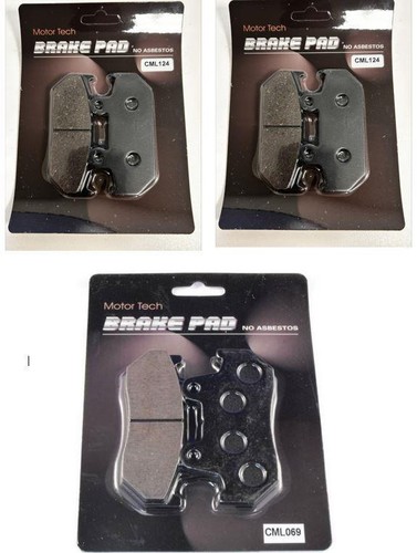 Front rear brake pads - front,