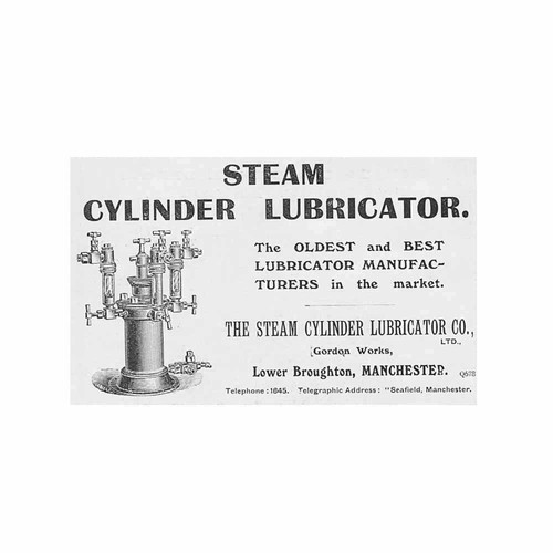 Steam cylinder lubricator - cylinder,