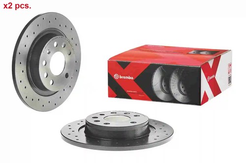 Pcs rear brake disc rotors - brake,