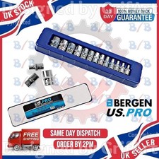 US PRO 13PC SHALLOW SOCKET SET