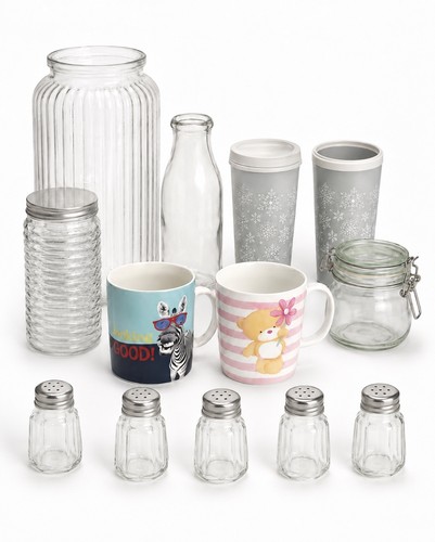 14pc kitchenware job lot cafe - 14pc,