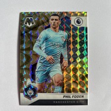 Panini Mosaic 2021-22 Phil Foden gold Reactive Prizm Parallel Manchester City