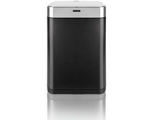 TOWER 60L Recycling Sensor Bin Stainless Steel - Black