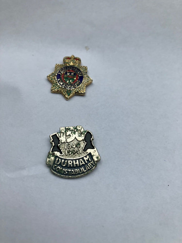 Two vintage enamel - vintage,