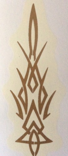 Guitar waterslide headstock