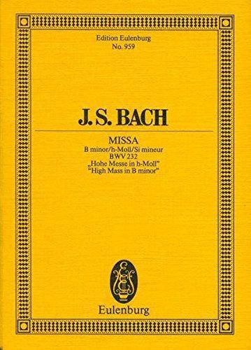 Missa mass minor - bwv, 232
