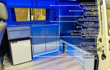 VW T4 Matte Baby Blue & Oak