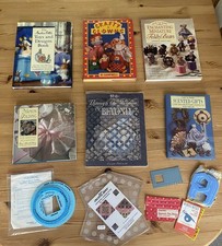 6 Crafting Books Plus Accessories. Beatrix Potter, Clowns, Teddy Bears Lots More