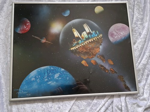 Modern art framed painting - modern,