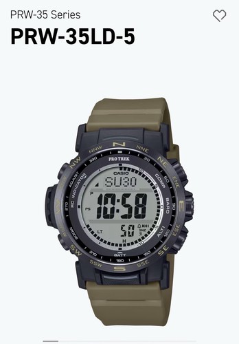 Casio pro trek prw - casio,