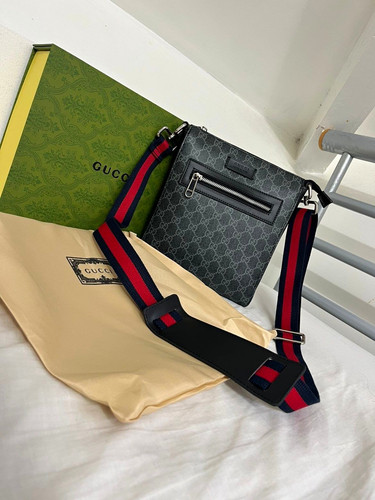 Gucci monogram leather - gucci,