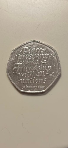 Brexit 50p coin peace - brexit,