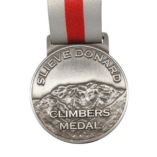 Slieve donard climbers - climbers, medal