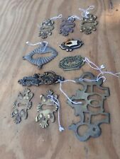 Small Brass Decorative Display 1"-2" Door Key (1)Escutcheon 19 Available 