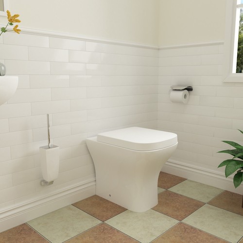 Bathroom modern back wall - bathroom, to