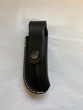 Black Leather Opinel Knife