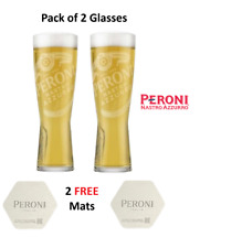 Peroni Pint Glass (2Pcs) (Hex