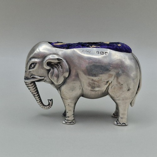 Sterling silver elephant pin - sterling,