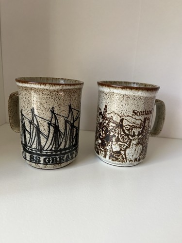 Pair vintage speckled - pair, of
