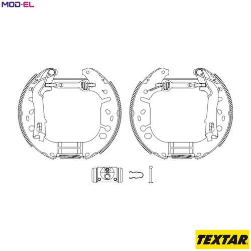 Brake shoe set 84065402 - 84065402, for