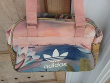 Adidas Originals x Farm Curso D'Agua Womens Bowling Style Bag Dusty Pink Floral