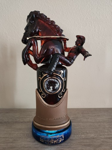 Bucking bronco hand painted - bucking,