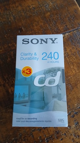 Sony 240 vhs video - video, tapes,4