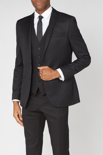 Black three piece suit 100 - black, 100%