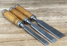 3 Vintage Bevel Edge Chisel 1"