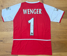 Arsene Wenger Hand Signed