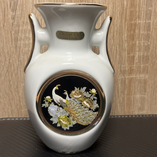 Chokin art 24kt - art, vase