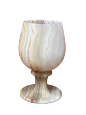 Vintage Onyx Marble Goblet