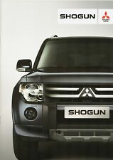 Mitsubishi Shogun 2010-11 UK Market Brochure Equippe Warrior Elegance Diamond