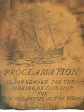 Wanted Poster Pirate Ship