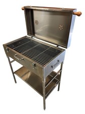 Stainless steel charcoal bbq - charcoal,