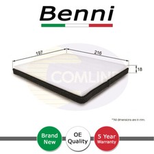 Cabin Filter Benni Fits Toyota