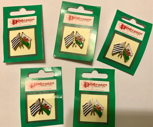 Wales brittany enamel pin - 5,