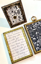 3 Antique Miniature Repousse