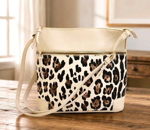 Leopard print crossbody - leopard,