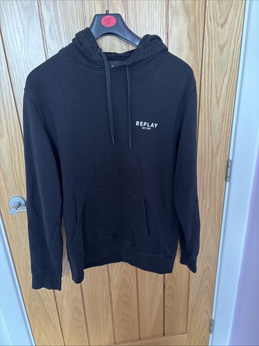 Men replay hoodie size l - men’s,