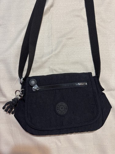 Kipling black crossbody mini - black,