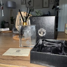 Fabio da Silva Man Utd v Basel 2011 Glass Block – Official Boxed