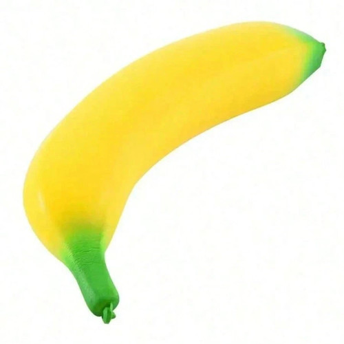 Soft banana squishy toy - banana,