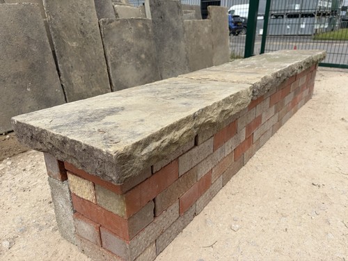 Reclaimed yorkstone coping - yorkstone,