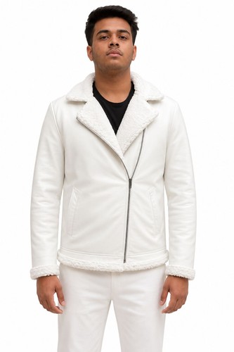 Men genuine sheep leather - sheep,