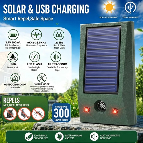 Solar ultrasonic garden - solar,