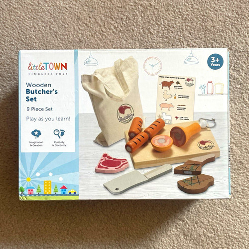 Littletown wooden butcher - littletown,